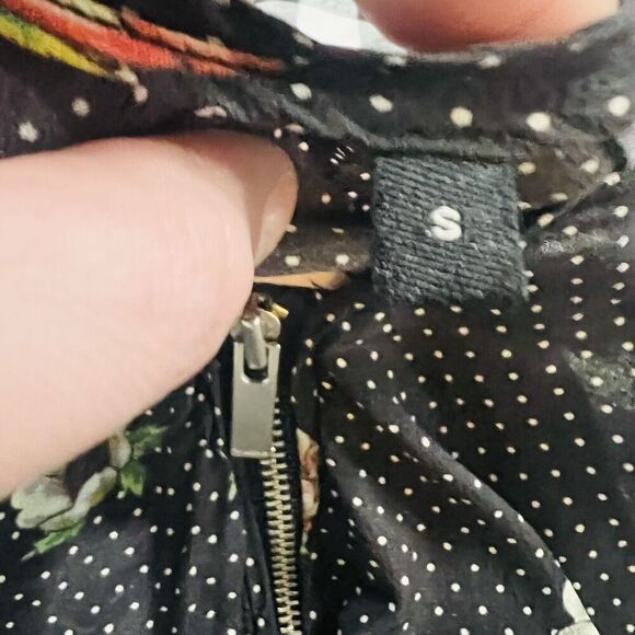 THE KOOPLES Womens 100% Silk Camellia Dots Tank Top Size Small S - Picture 7 of 12